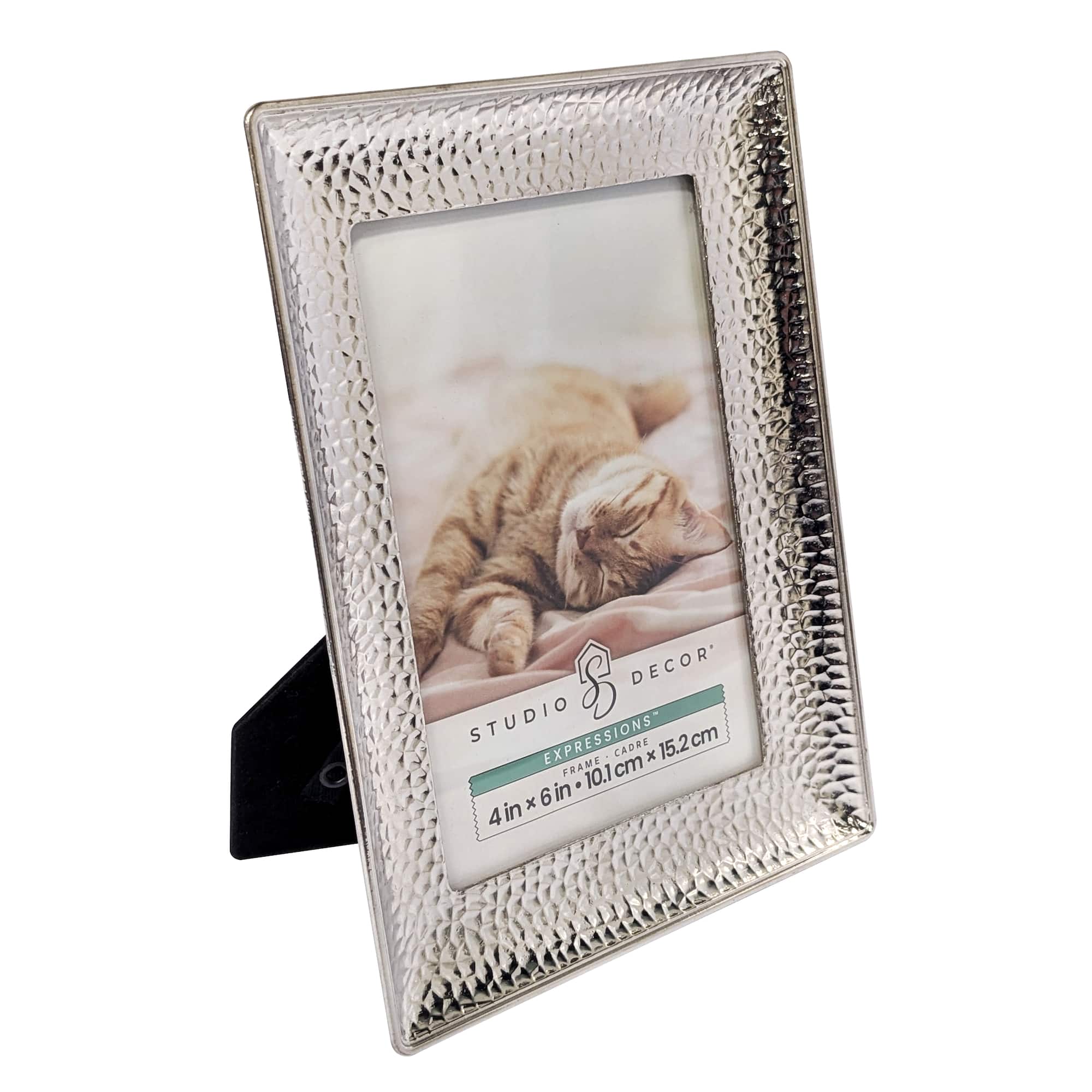 Expressions™ Silver Hammered Metal Frame by Studio Décor